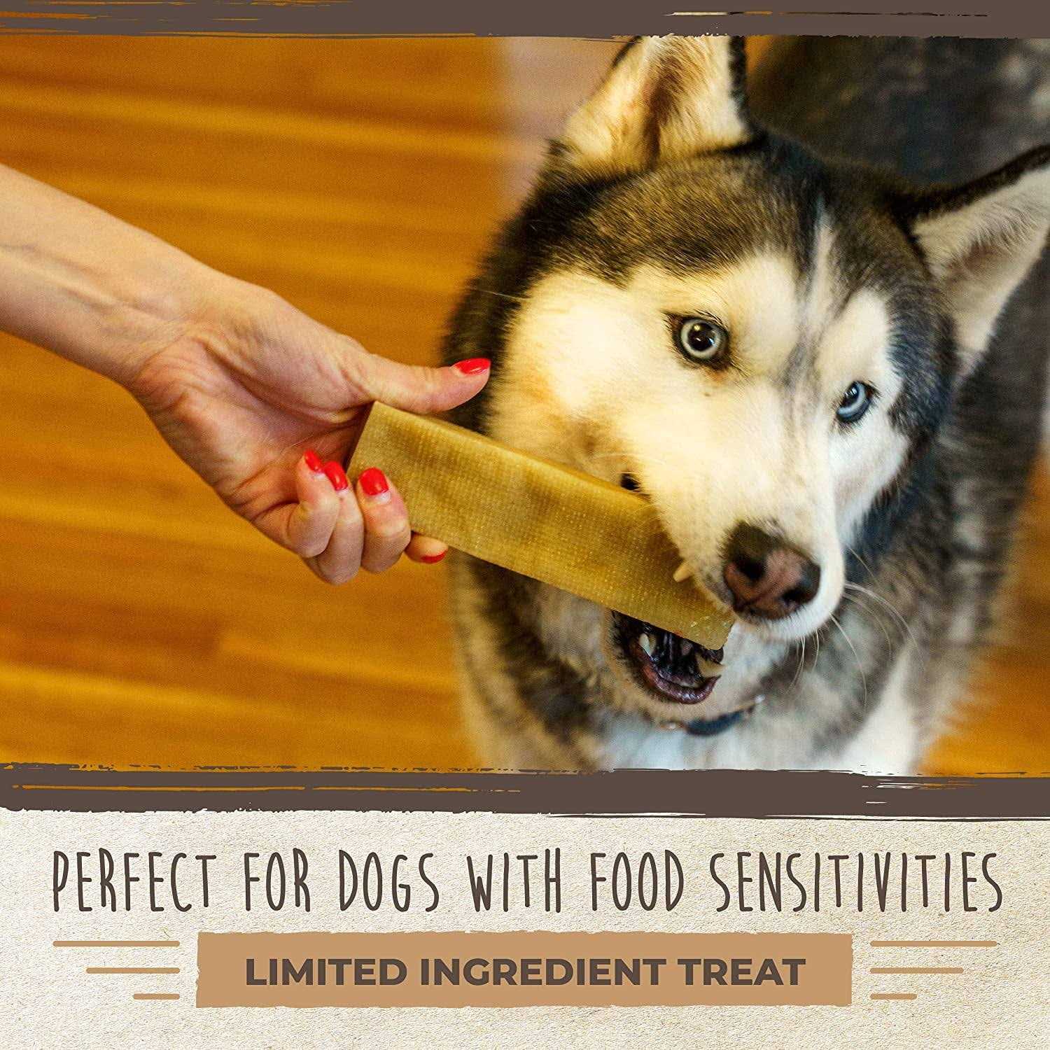 Mighty Paw Yak Cheese Chews for Dogs All-Natural Long Lasting Pet Treats Odorless and Great for Oral Health Limited-Ingredient