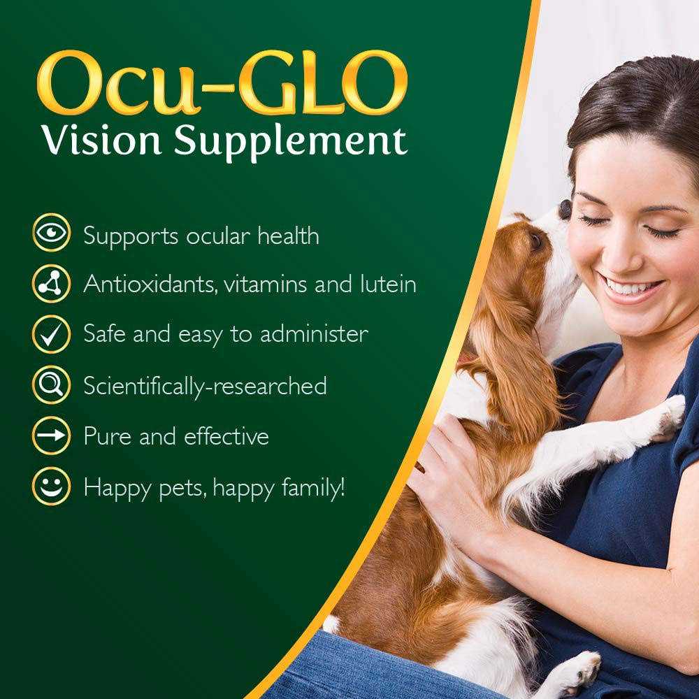 Ocu-GLO Powder Blend Vision Supplement for Medium to Large Dogs