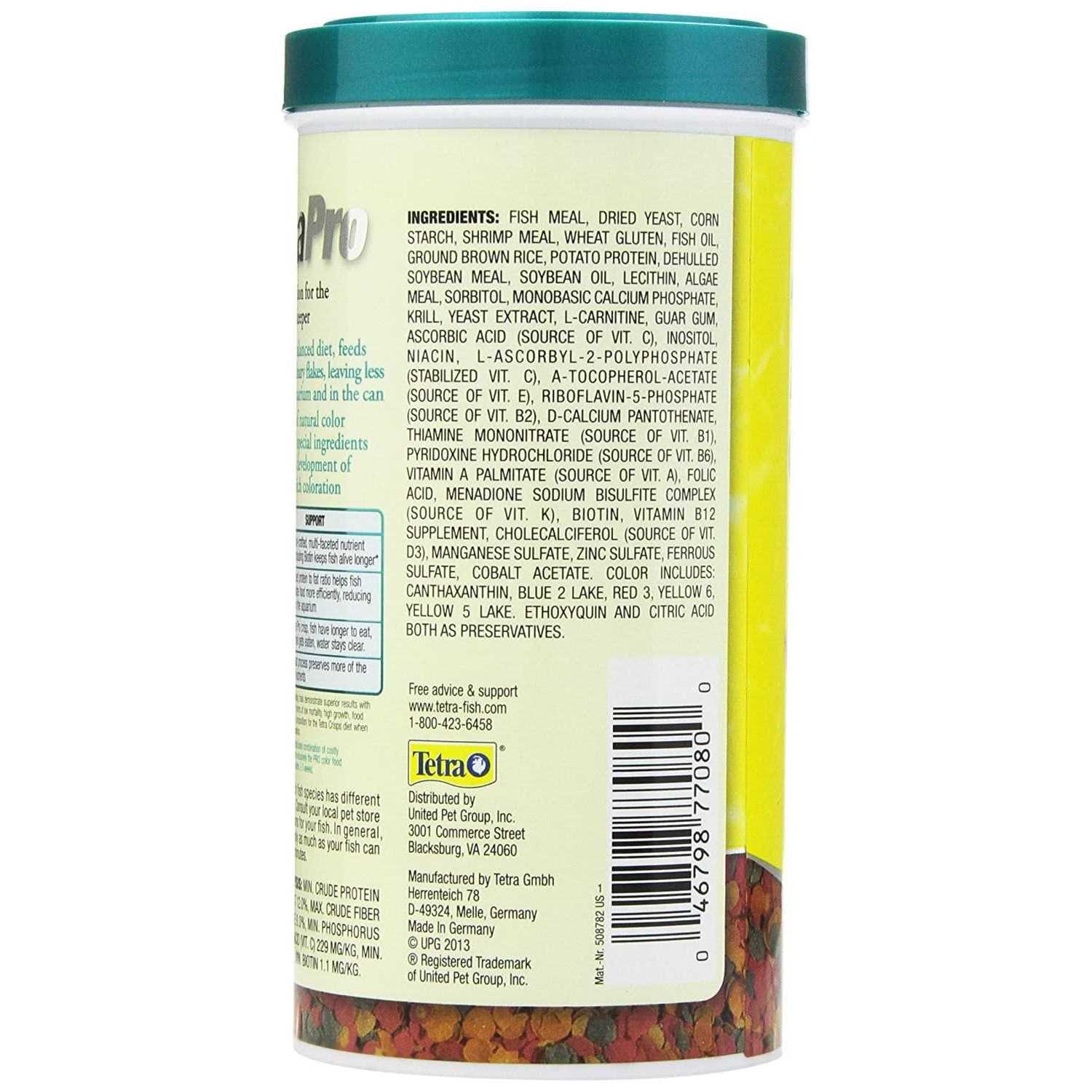 Tetra TetraPro Tropical Crisps Fish Food