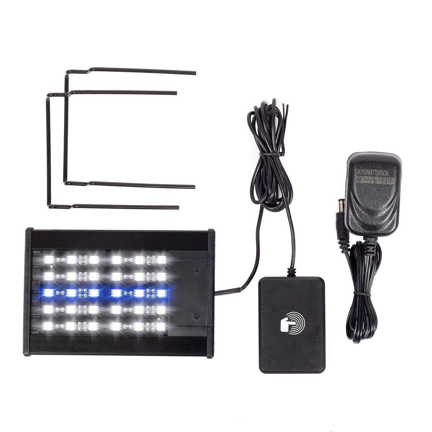 petpetssmart Terrarium Light Day and Night Mode Reptile Led Light Hood for Reptile Terrarium White Light and Blue Light Fit for Different Pet Habits