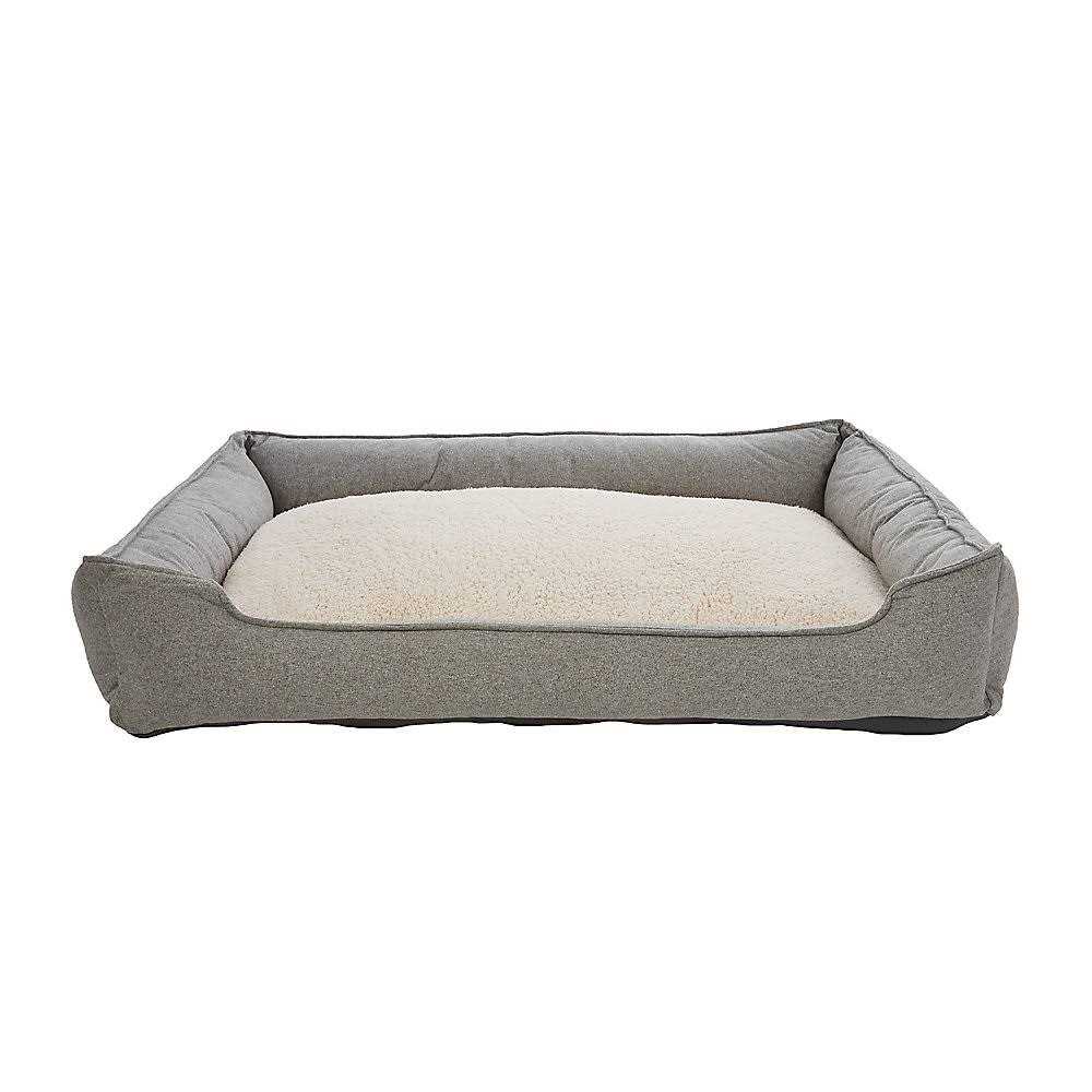 Top Paw Chambray Cuddler Dog Bed