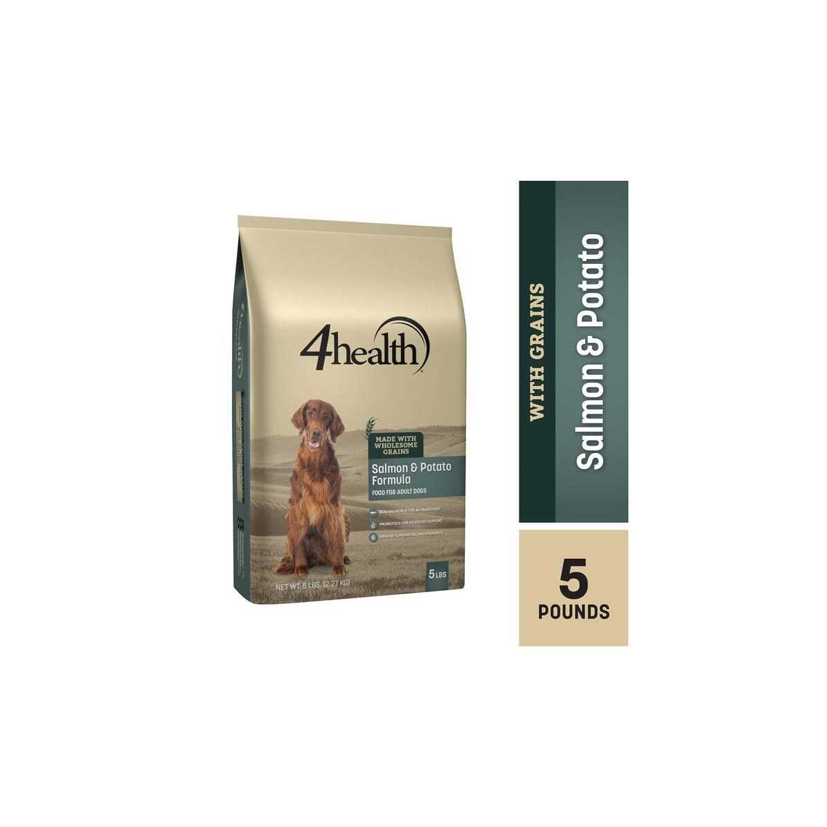 4health with Wholesome Grains Salmon Potato Formula Adult Dog Food