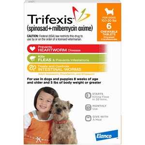 Trifexis 6pk Dog 10.1-20 Lbs