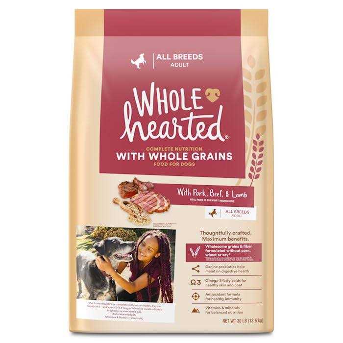 WholeHearted Whole Grains with Pork Beef & Lamb Dry Dog Food