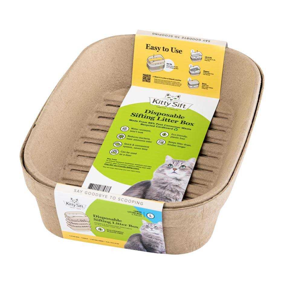 Kitty Sift Disposable Sifting Litter Box