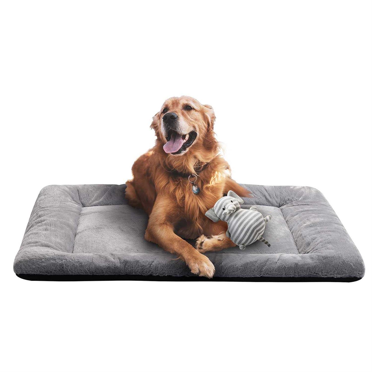 VERZEY Dog Beds Crate Pad Dogs Fit Metal Dog Crates,Ultra Soft Dog Crate Bed Washable & Anti-Slip Kennel Pad for Dogs Cozy Sleeping Mat