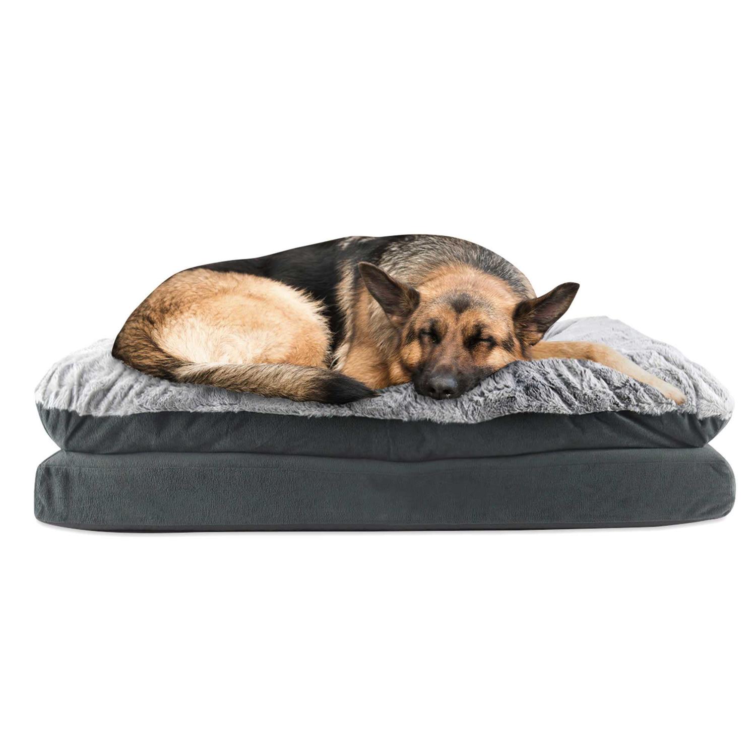 Canine Creations Arlee Pillow Topper Rectangle Pet Dog Bed