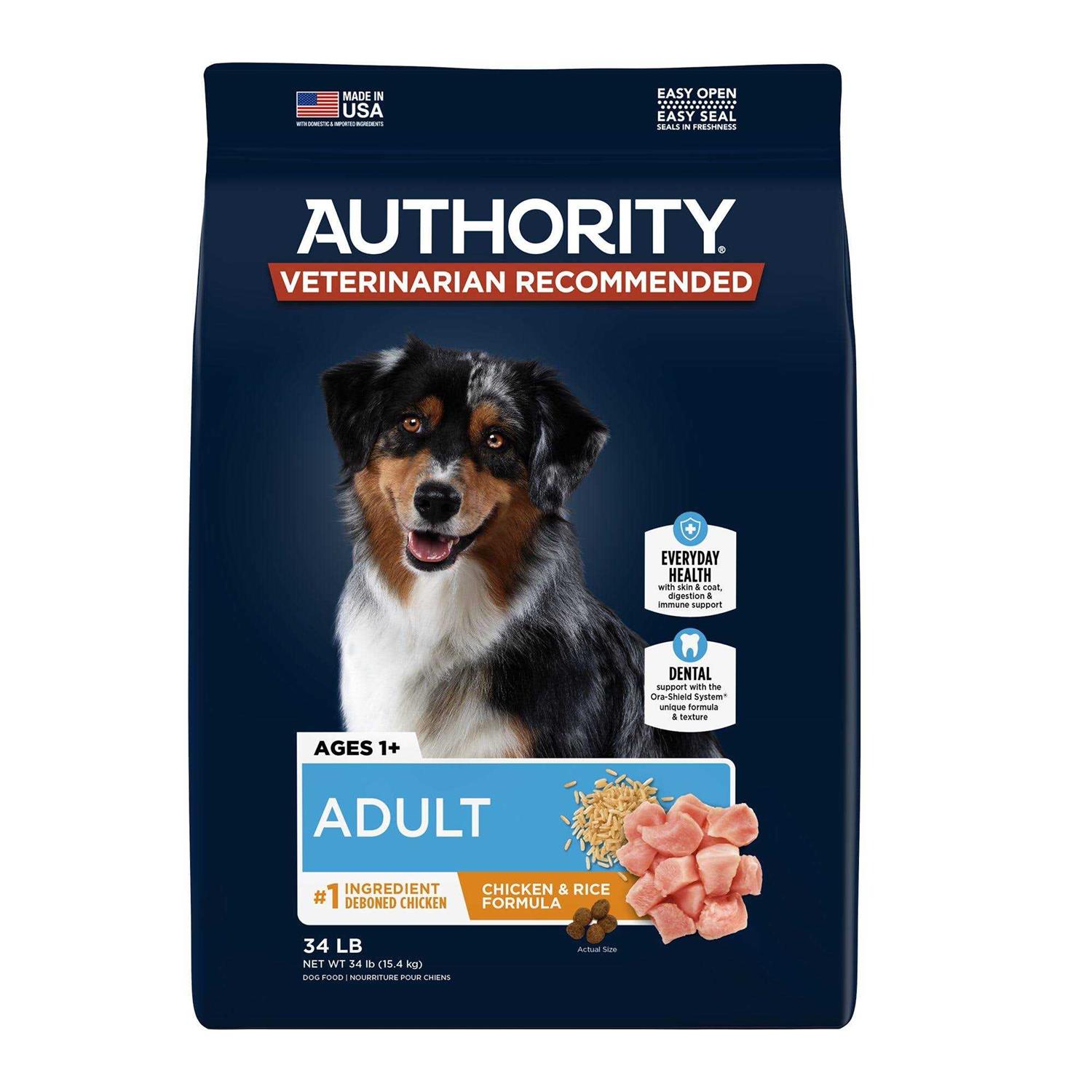 Authority Chicken Rice Formula Adult Dry Dog Food