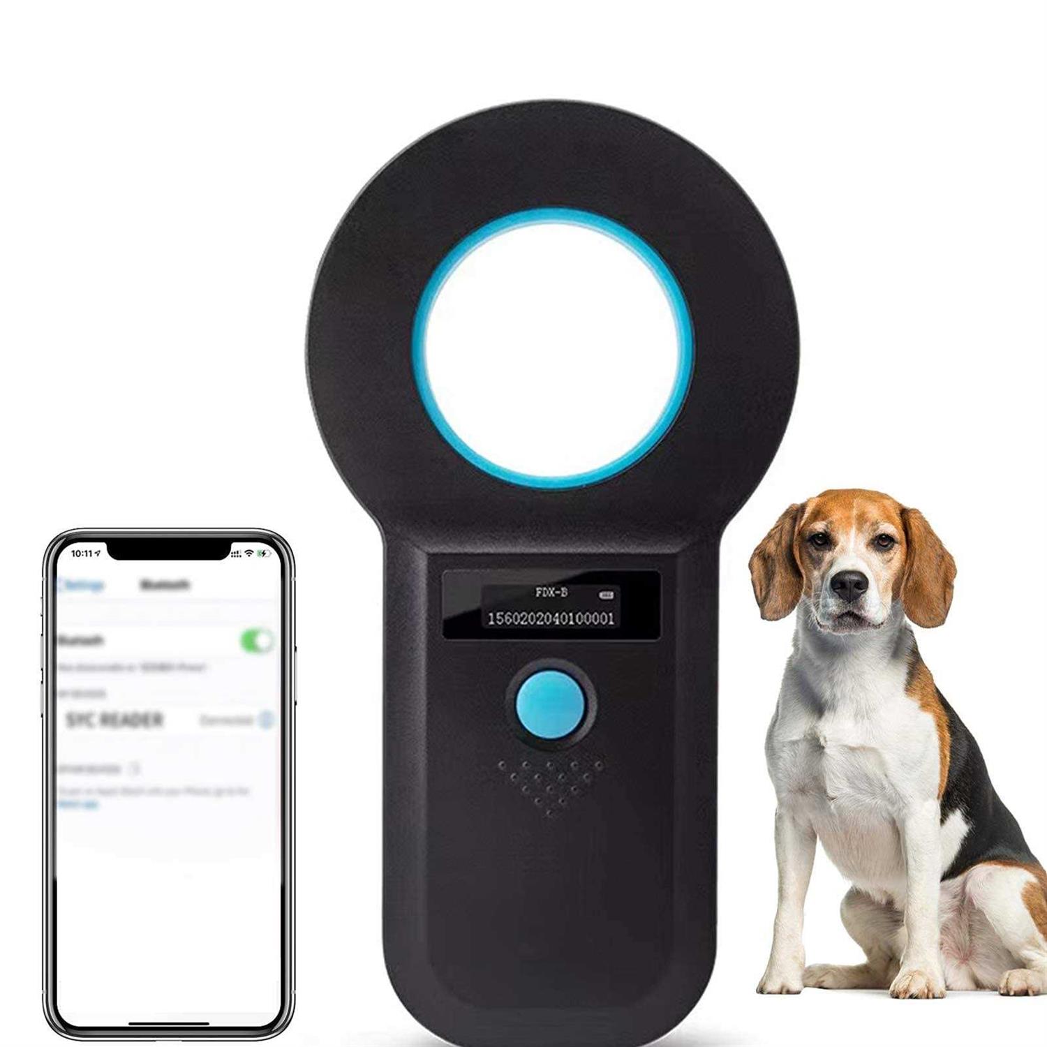 Pet Microchip Scanner Animal Microchip Tag Reader Scanner,Three Ways to Connect,Recognize Quickly,Identify The Farther Distance