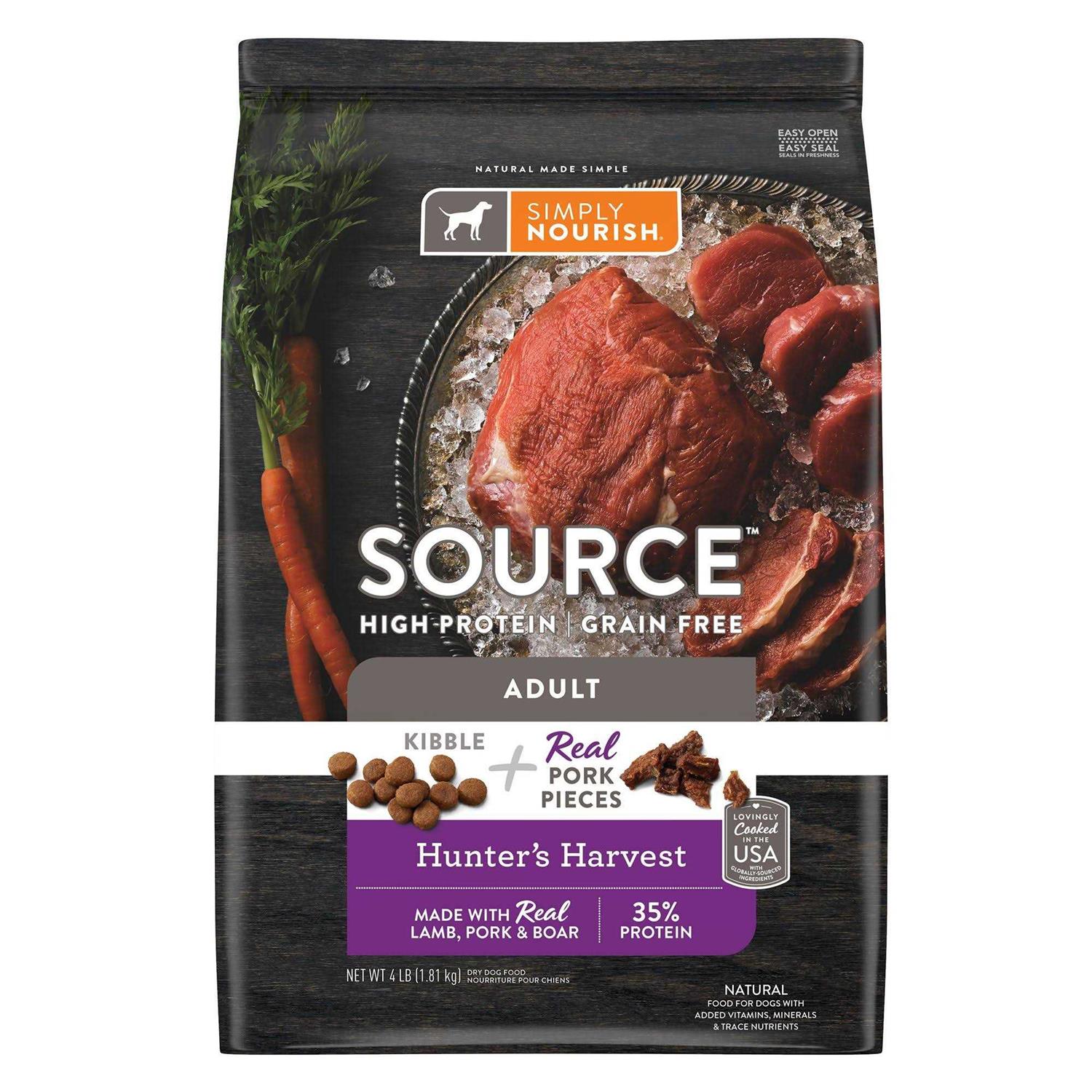 Simply Nourish Source Kibble + Adult Dry Dog Food