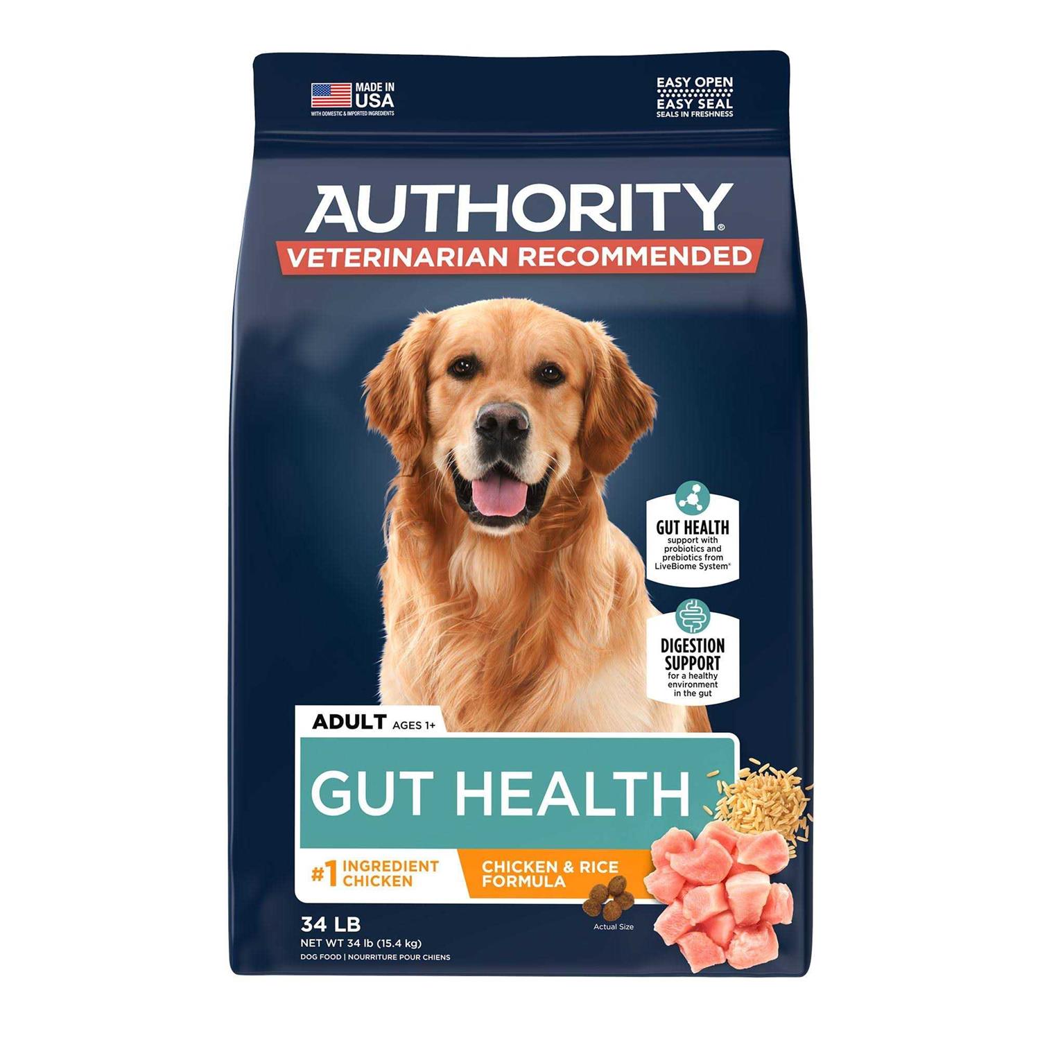 Authority Gut Health Adult Dry Dog Food