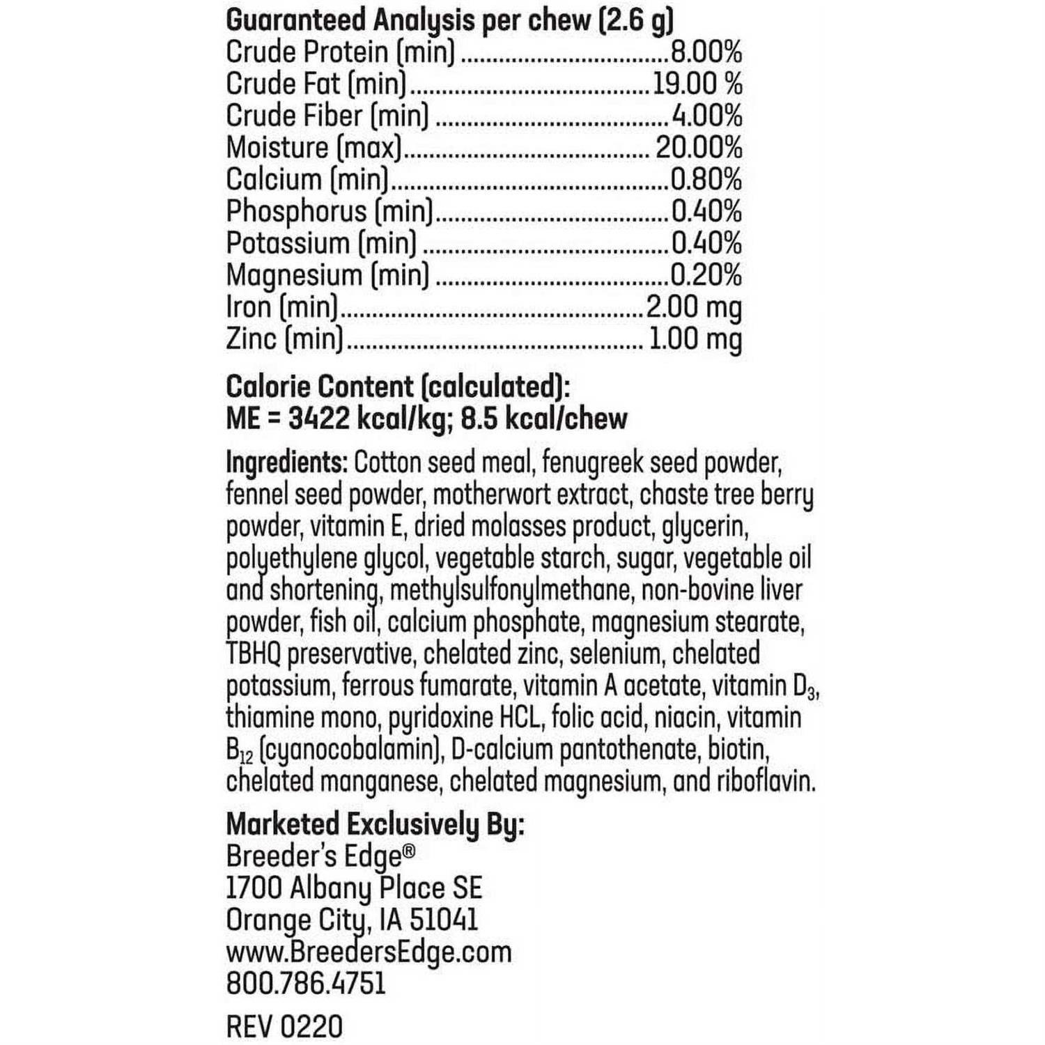 Revival Animal Health Breeder’s Edge Oxy Momma Nursing & Recovery Supplement