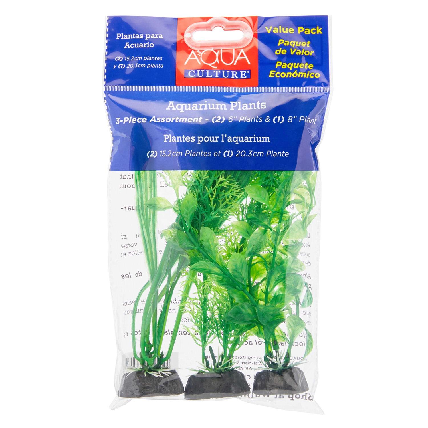 Aqua Culture Aquarium Plants 3 Count