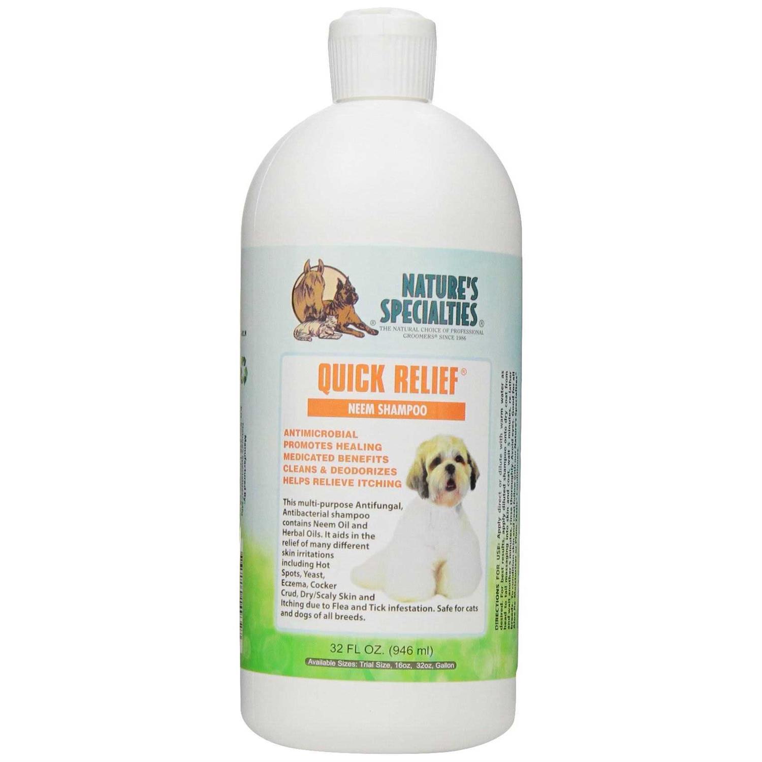 Nature’s Specialties Quick Relief Neem Shampoo for Pets