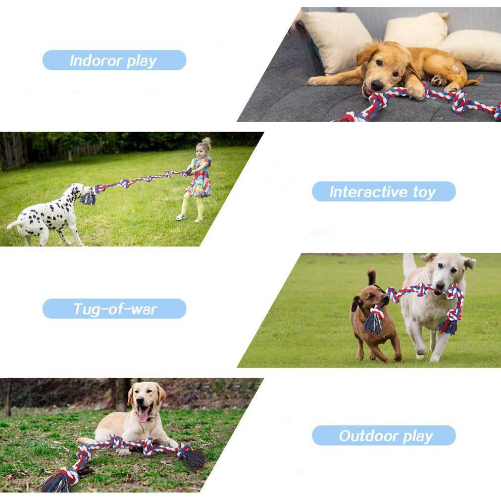 Bmag Dog Rope Toys for Aggressive Chewers Heavy Duty Dog Toys for Medium Large Dogs