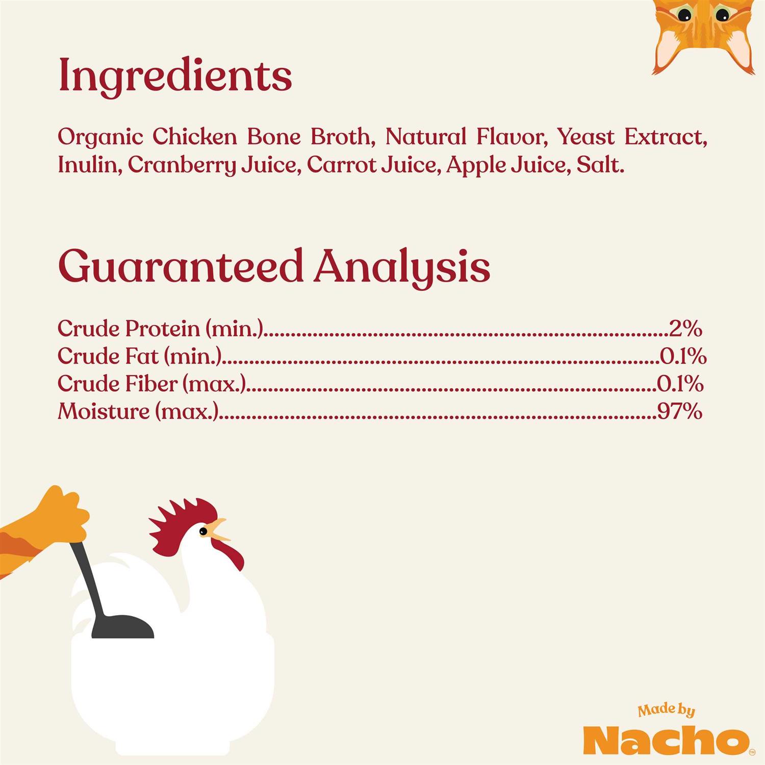 Cage-Free Chicken Bone Broth Topper by Made by Nacho