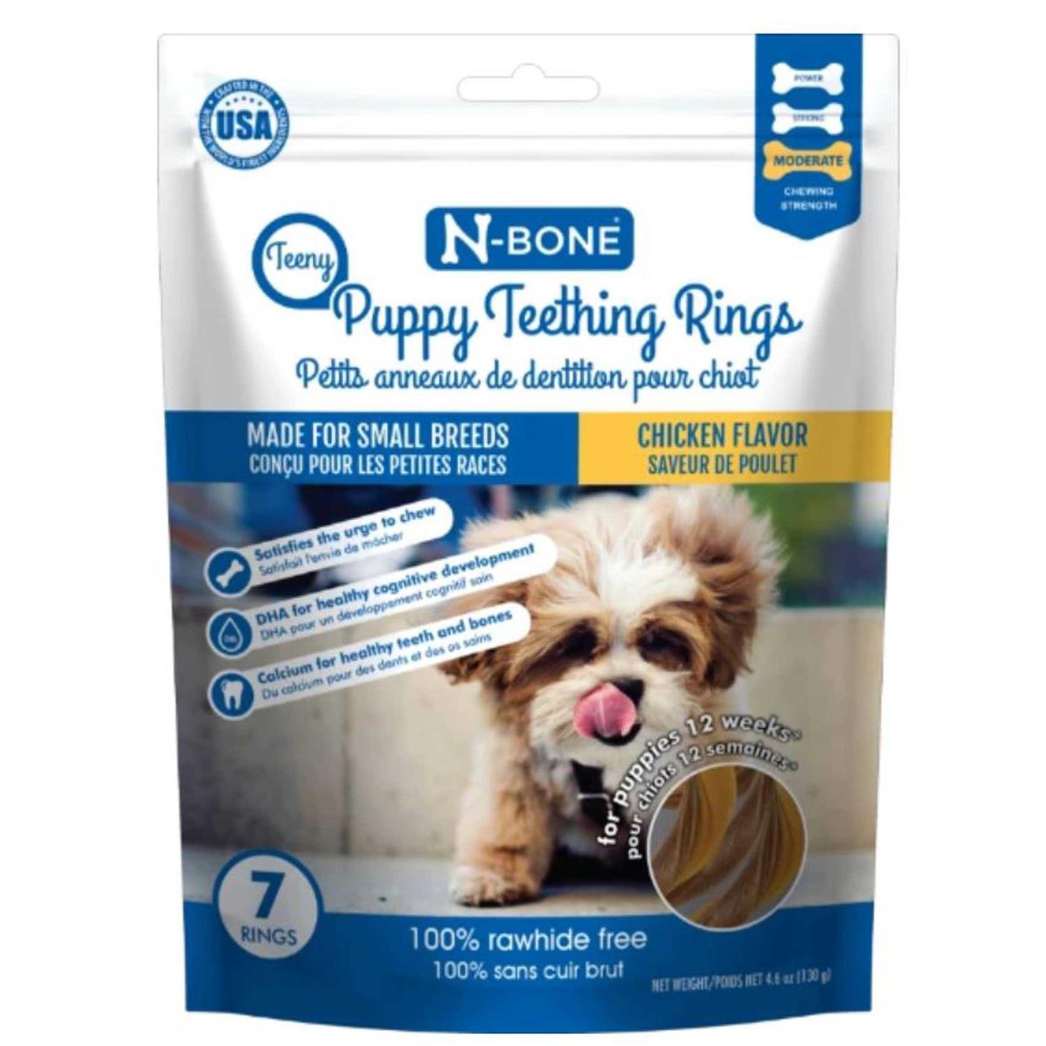 N Bone Teeny Puppy Teething Rings Chicken Flavor