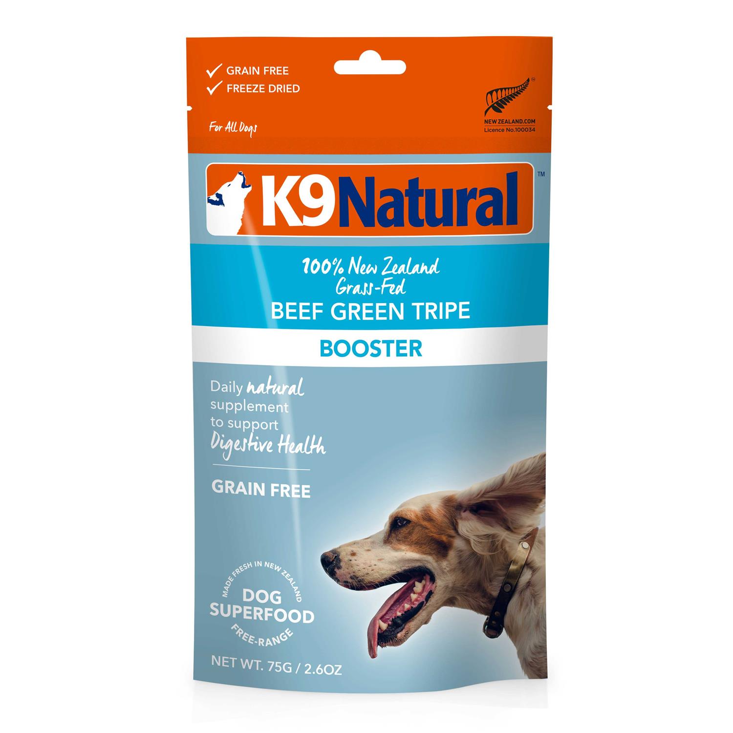 K9 Natural Beef Green Tripe Freeze-Dried Booster