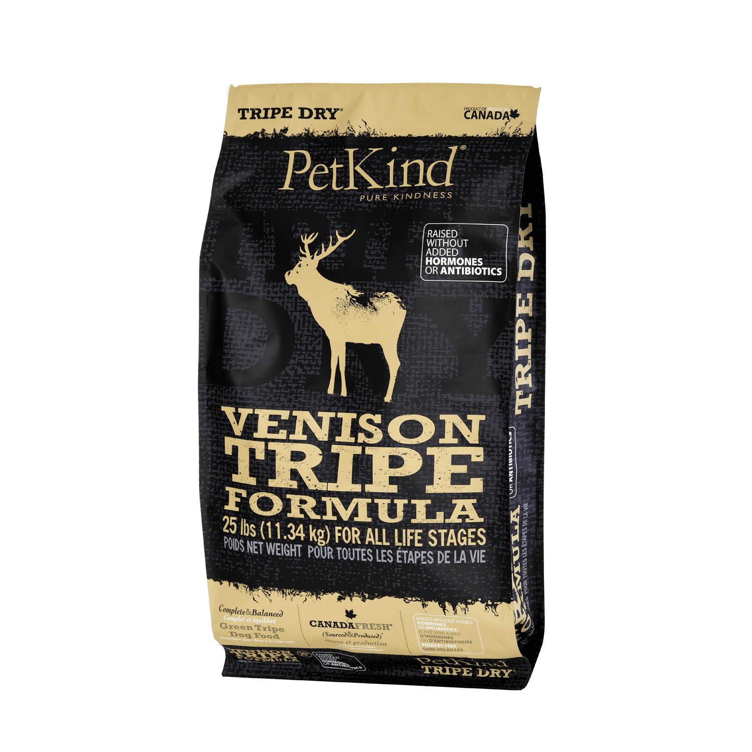 PetKind Tripe Dry Grain-Free Venison Tripe Formula Dry Dog Food