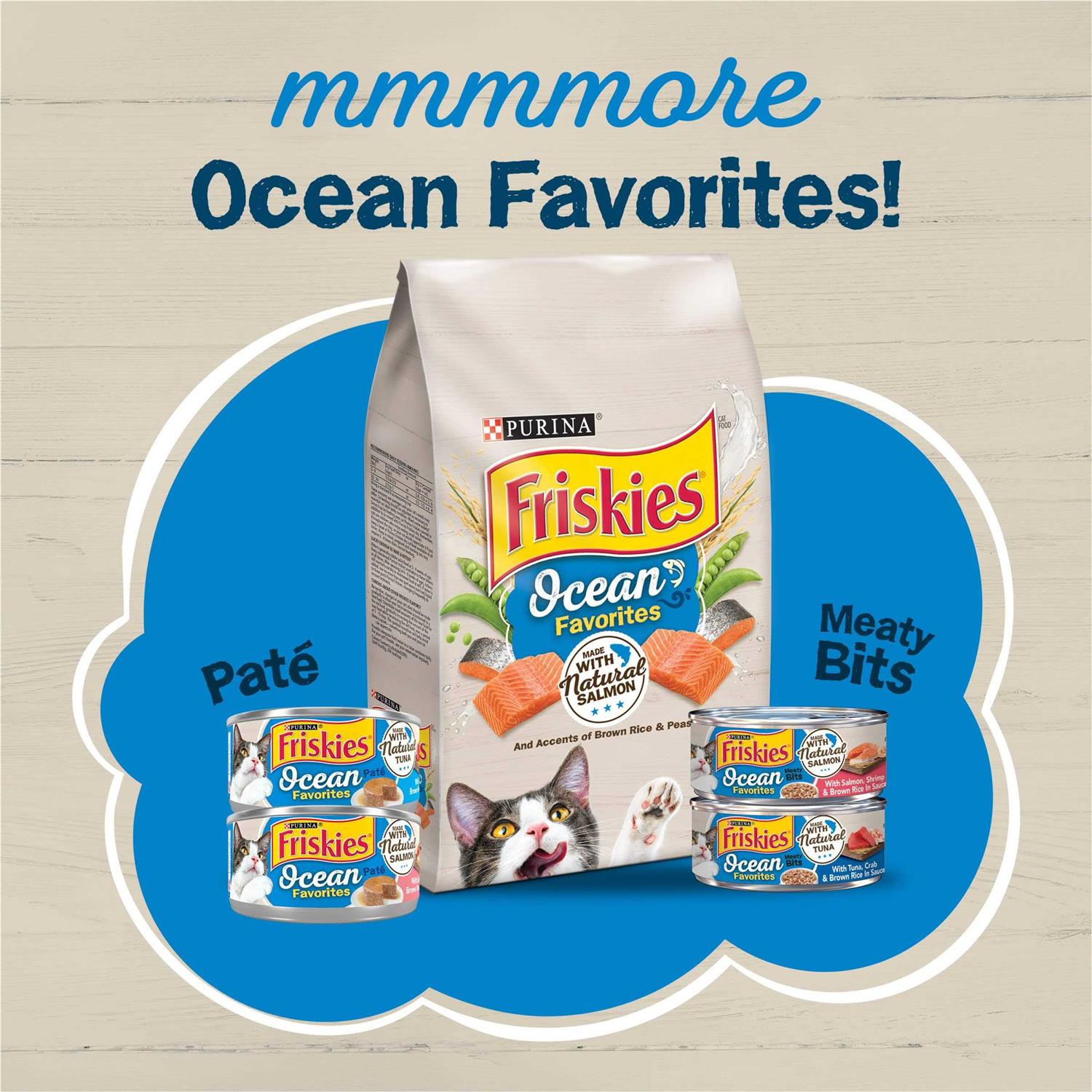 Purina Friskies Wet Cat Food Ocean Favorites