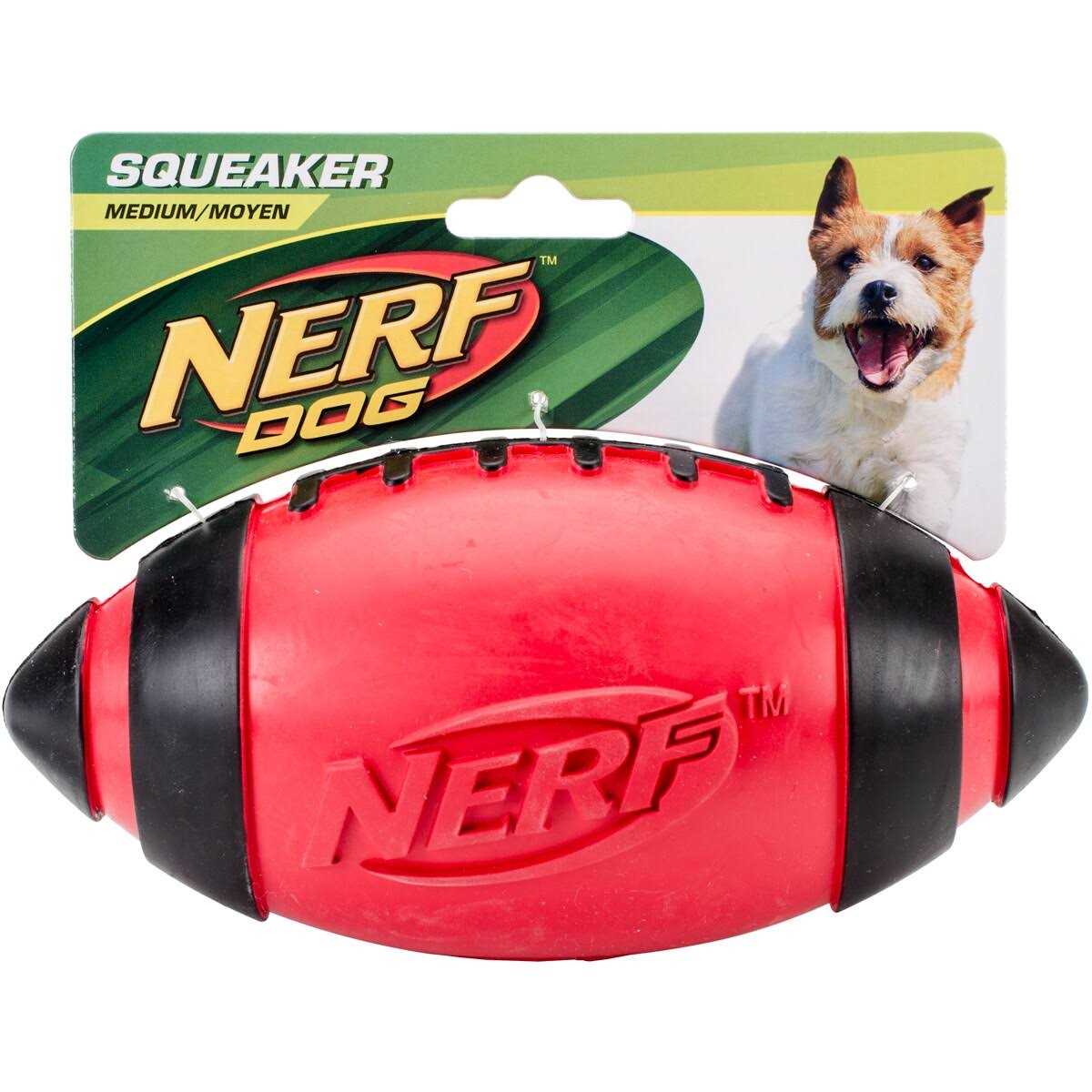 Nerf Ridged Football Dog Toy