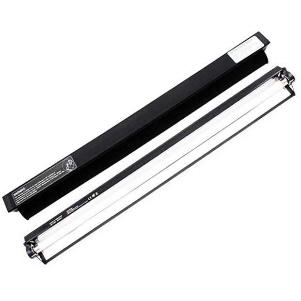 Giangarden T5 HO UVB Lighting Combo Kit, Reptile Light Fixture with UVB 10.0 Fluorescent Tube Ideal for tropical and deserts