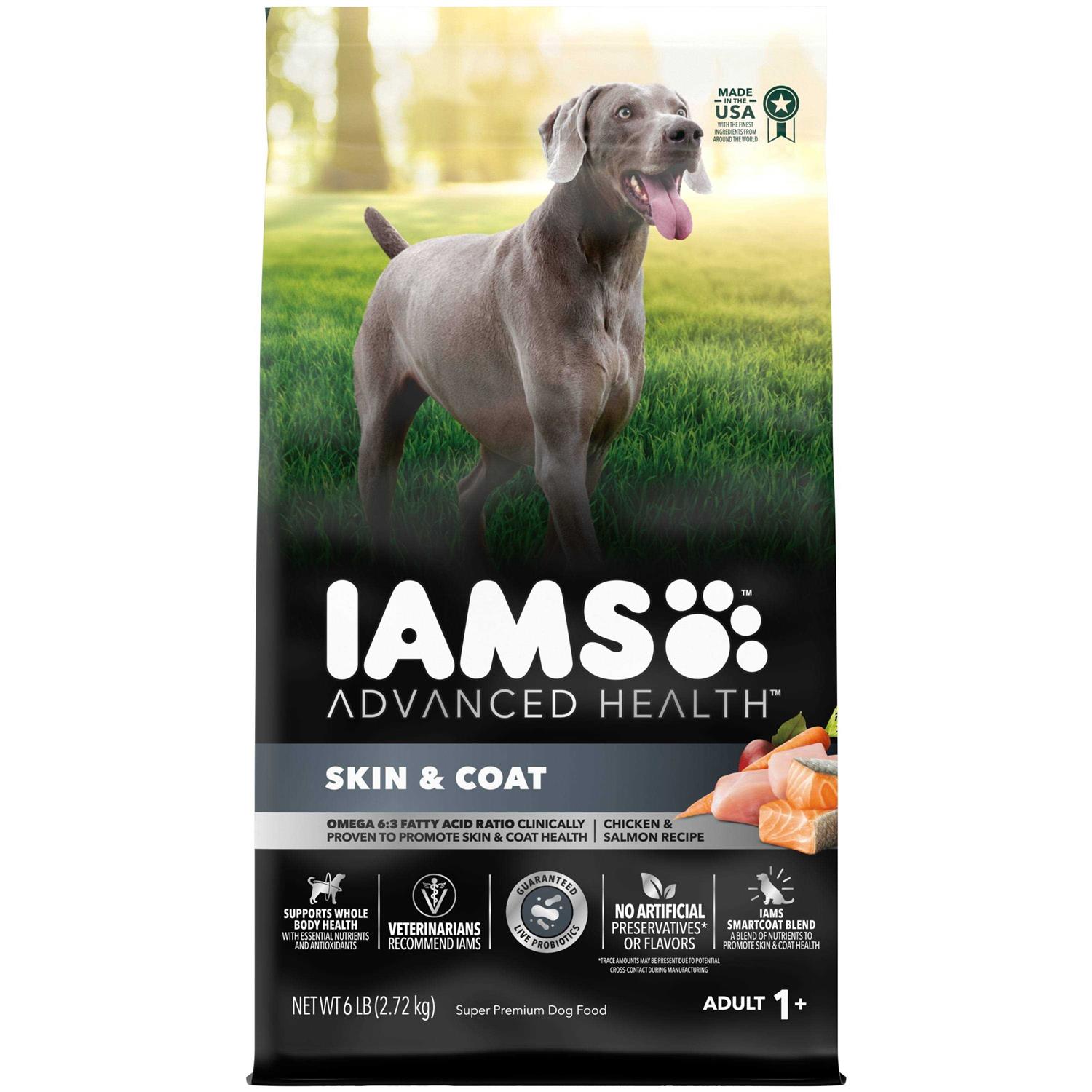 IAMS Advanced Health Skin & Coat Chicken and Salmon Recipe Dry Dog Food