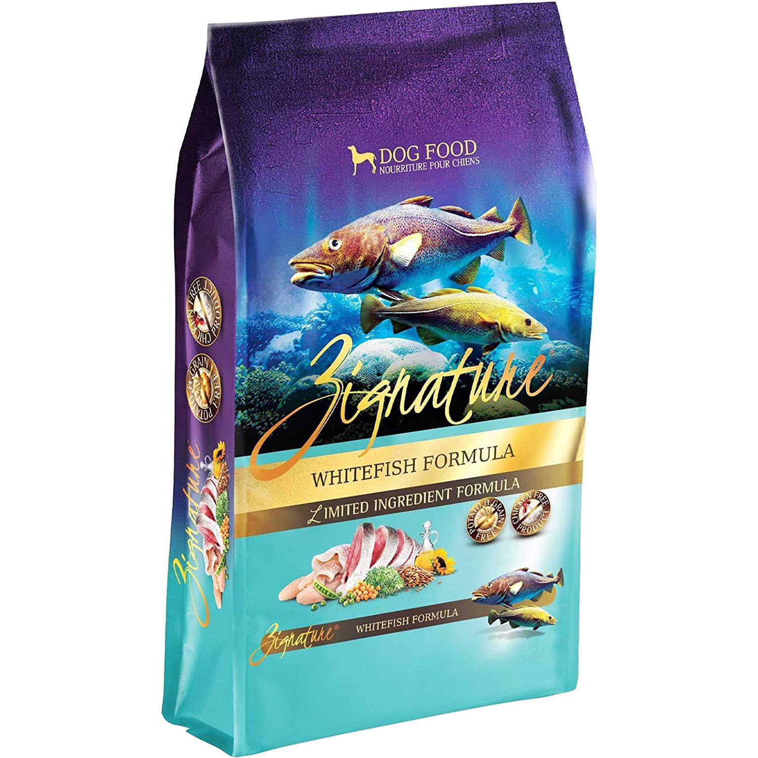 Zignature Limited Ingredient Whitefish Formula Dry Dog Food