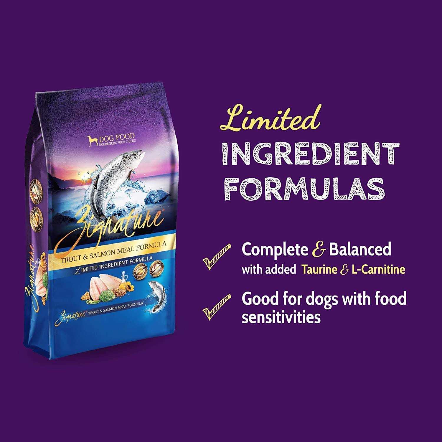 Zignature Dry Dog Food Trout Salmon Formula