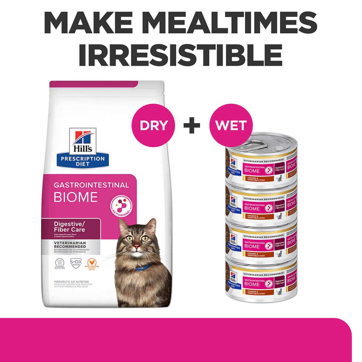 Hill’s Science Diet Prescription Diet Therapeutic Cat Nutrition Chicken & Vegetable Stew