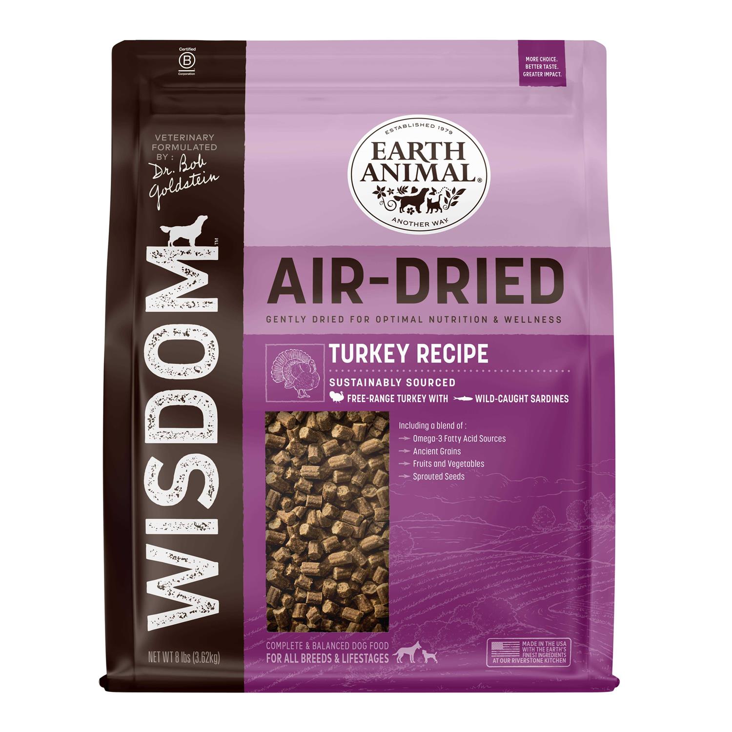 Earth Animal Dog Wisdom Turkey Air Dried