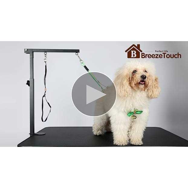 Breeze Touch Dog Grooming Table Arm 35 Dog Grooming Stand with Clamp and Post
