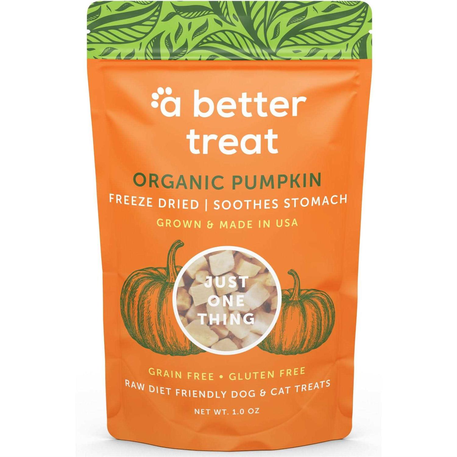 A Better Treat Pumpkin Organic Freeze-Dried Dog & Cat Treats