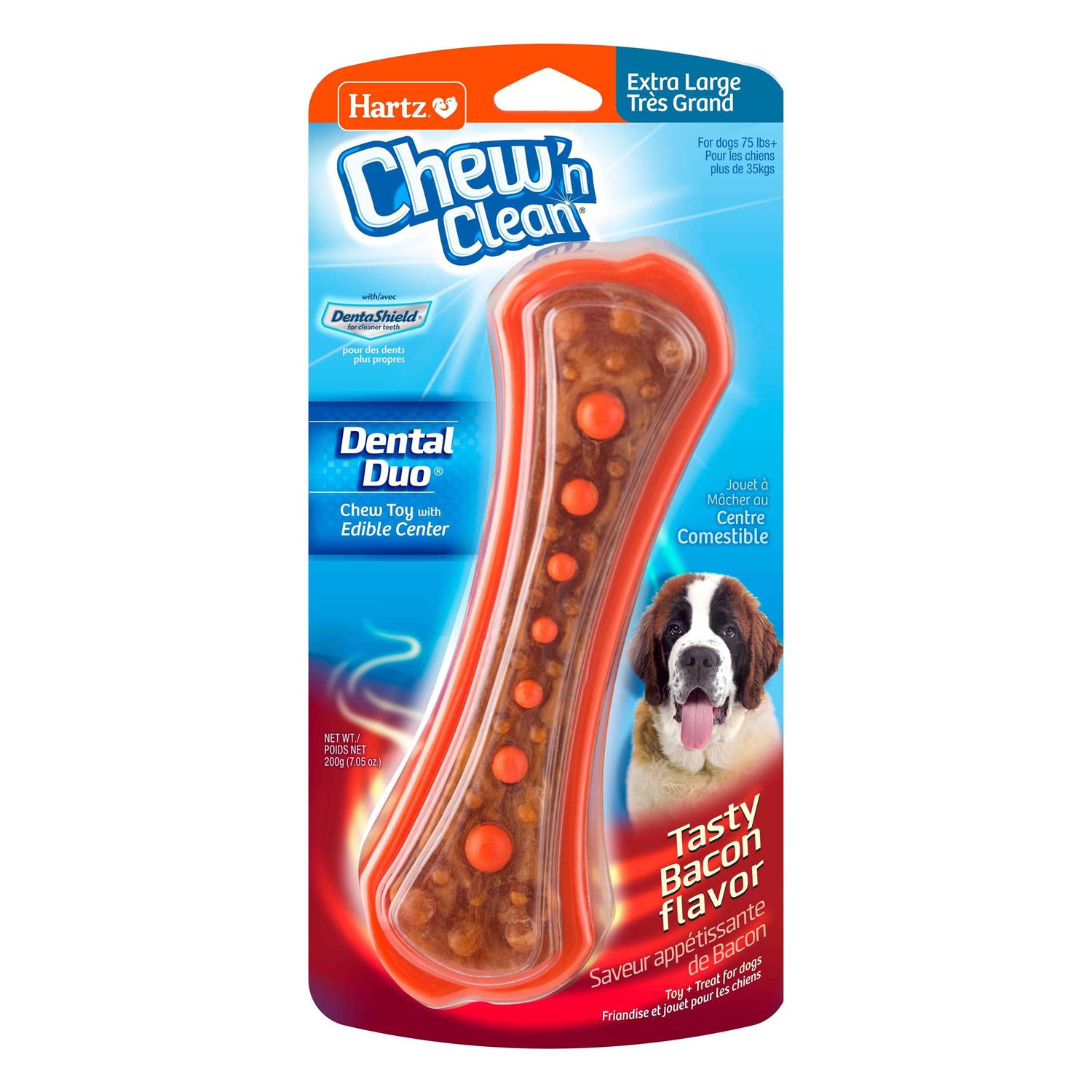 Hartz Chew ‘n Clean Dental Duo Dog Toy