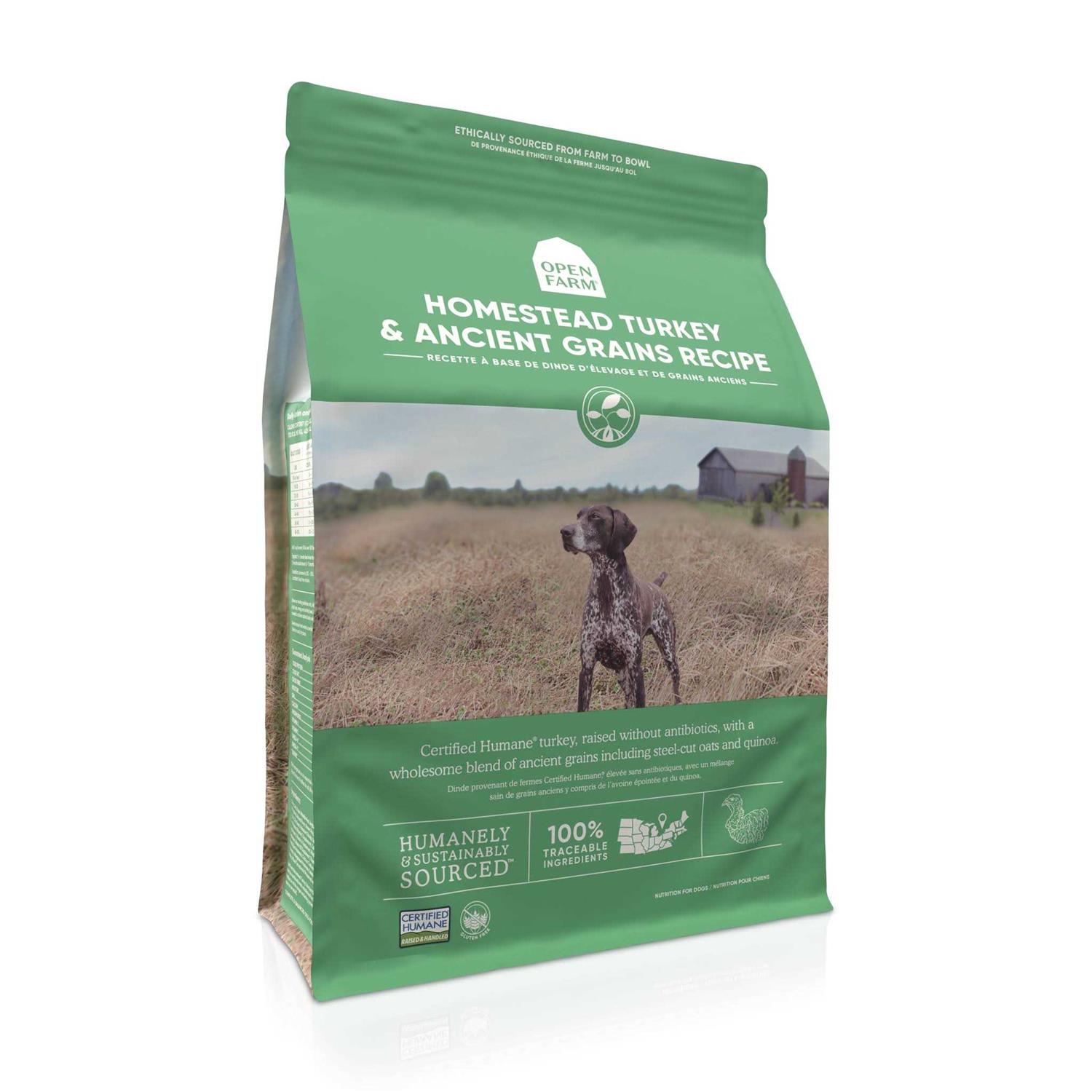 Open Farm Homestead Turkey Ancient Grains Dry Dog Food