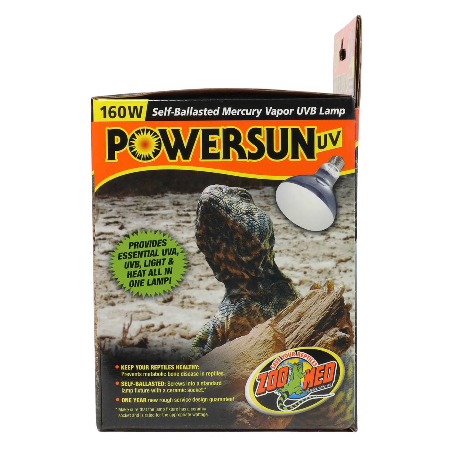 Zoo Med PowerSun UV Mercury Vapor UVB Lamp