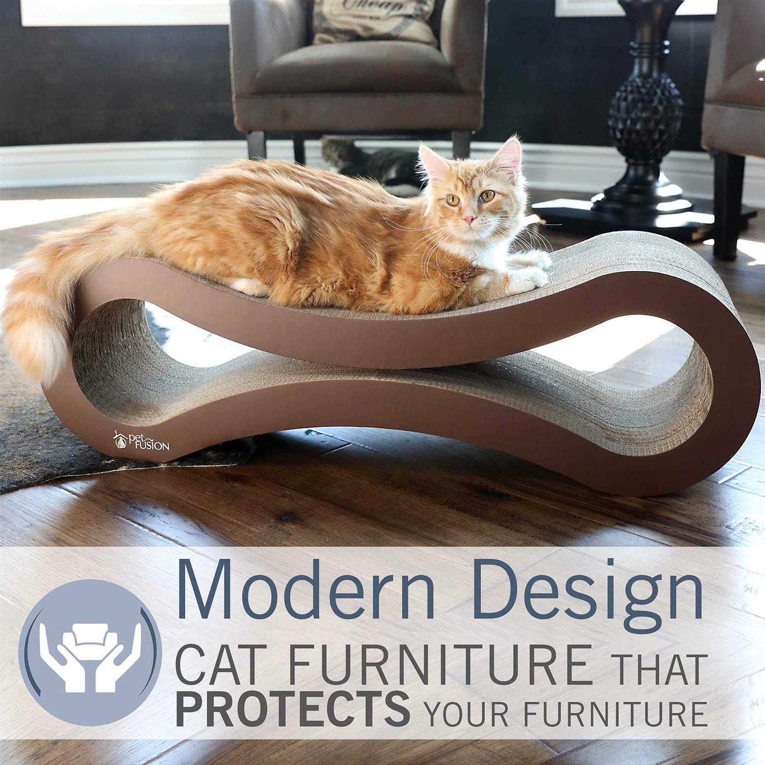 PetFusion Ultimate Cat Scratcher Lounge