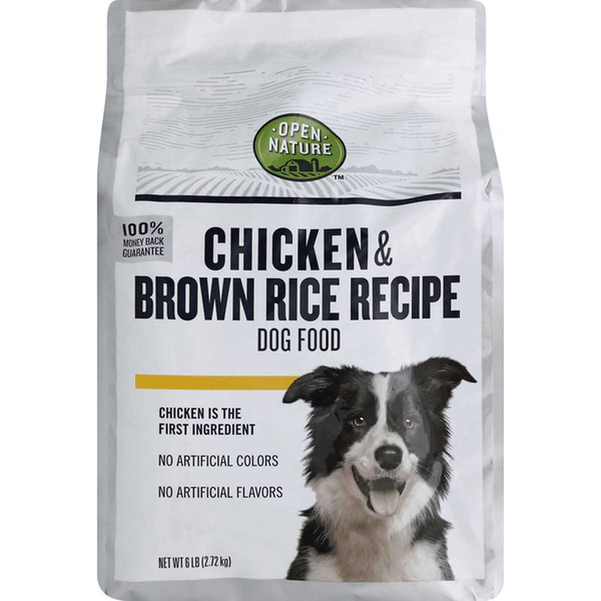 Open Nature Chicken & Brown Rice Recipe Dry Dog Food