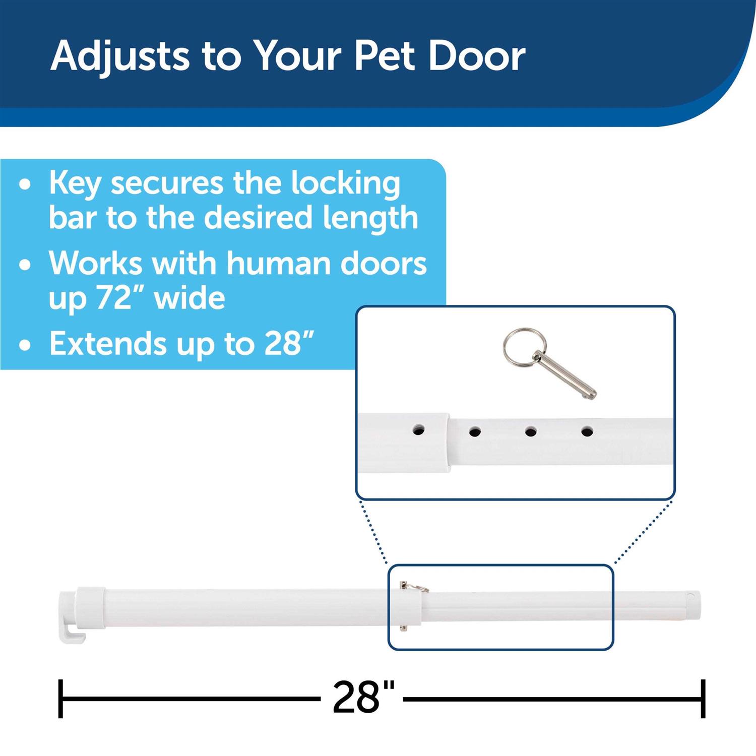PetSafe Sliding Glass Pet Door Security Bar