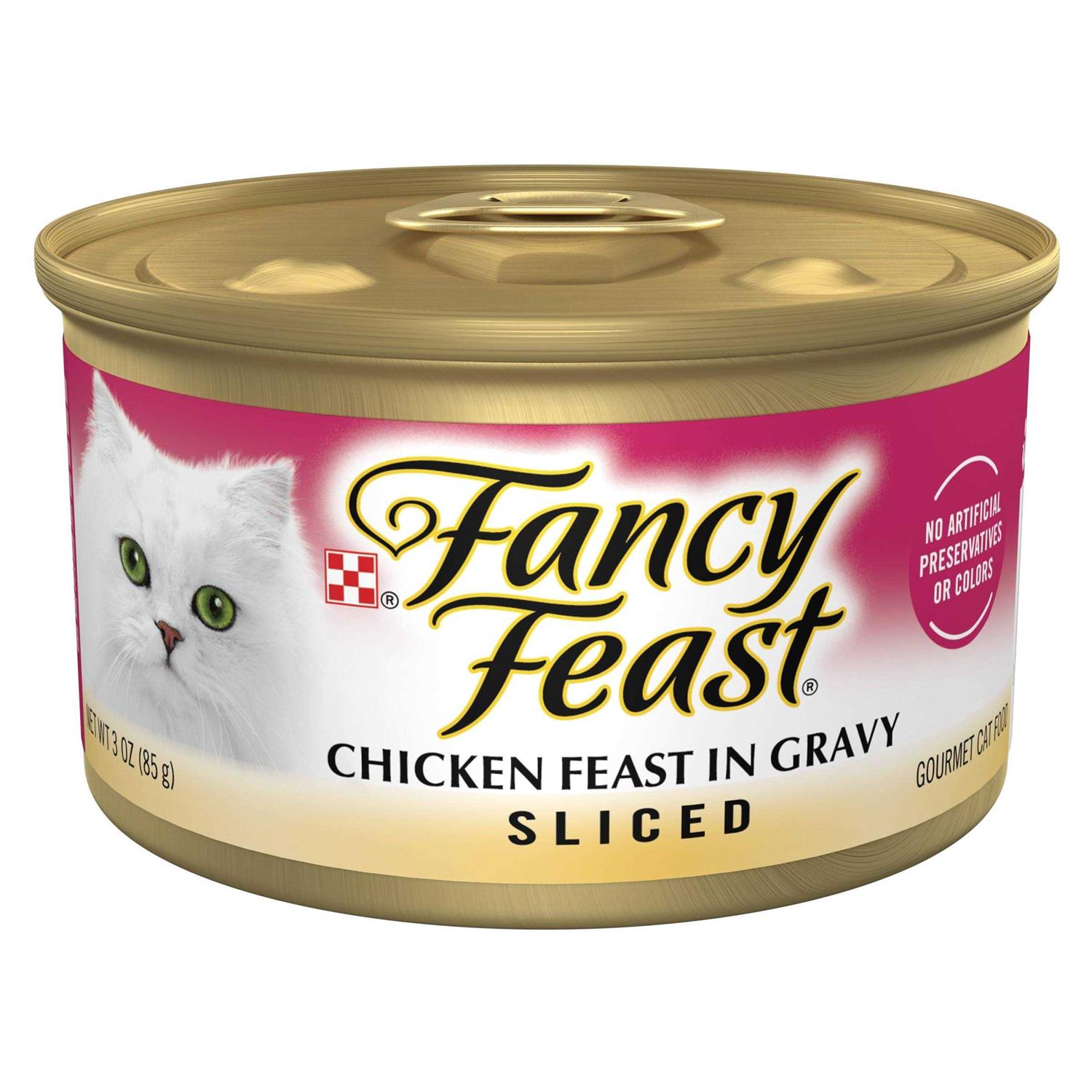 Purina Fancy Feast Wet Cat Food Sliced