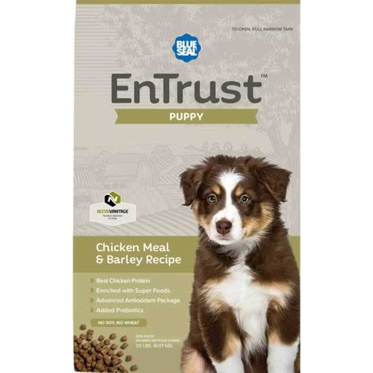 EnTrust Puppy Chicken Meal & Barley Recipe