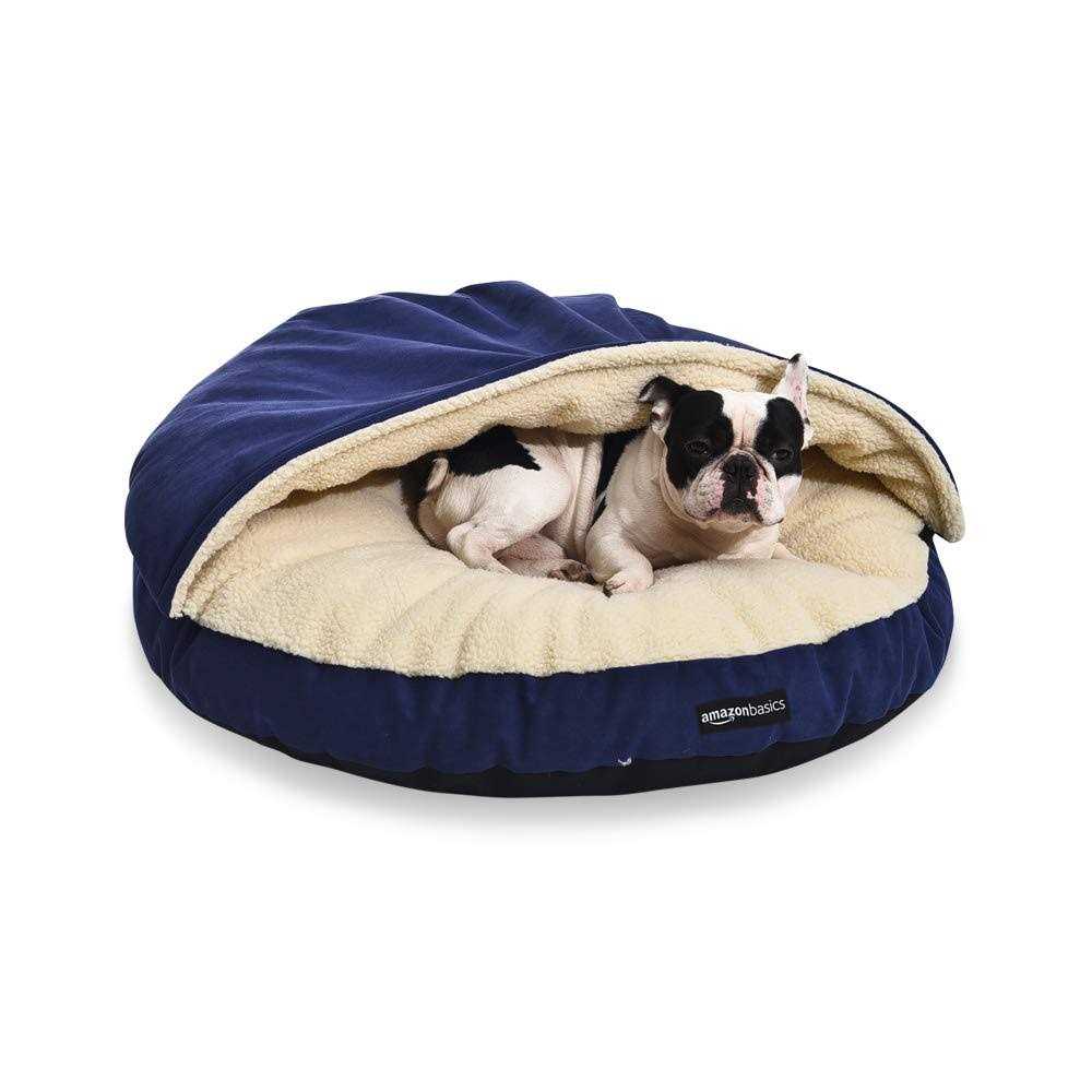 Amazon Basics Cozy Pet Cave Bed for Dog