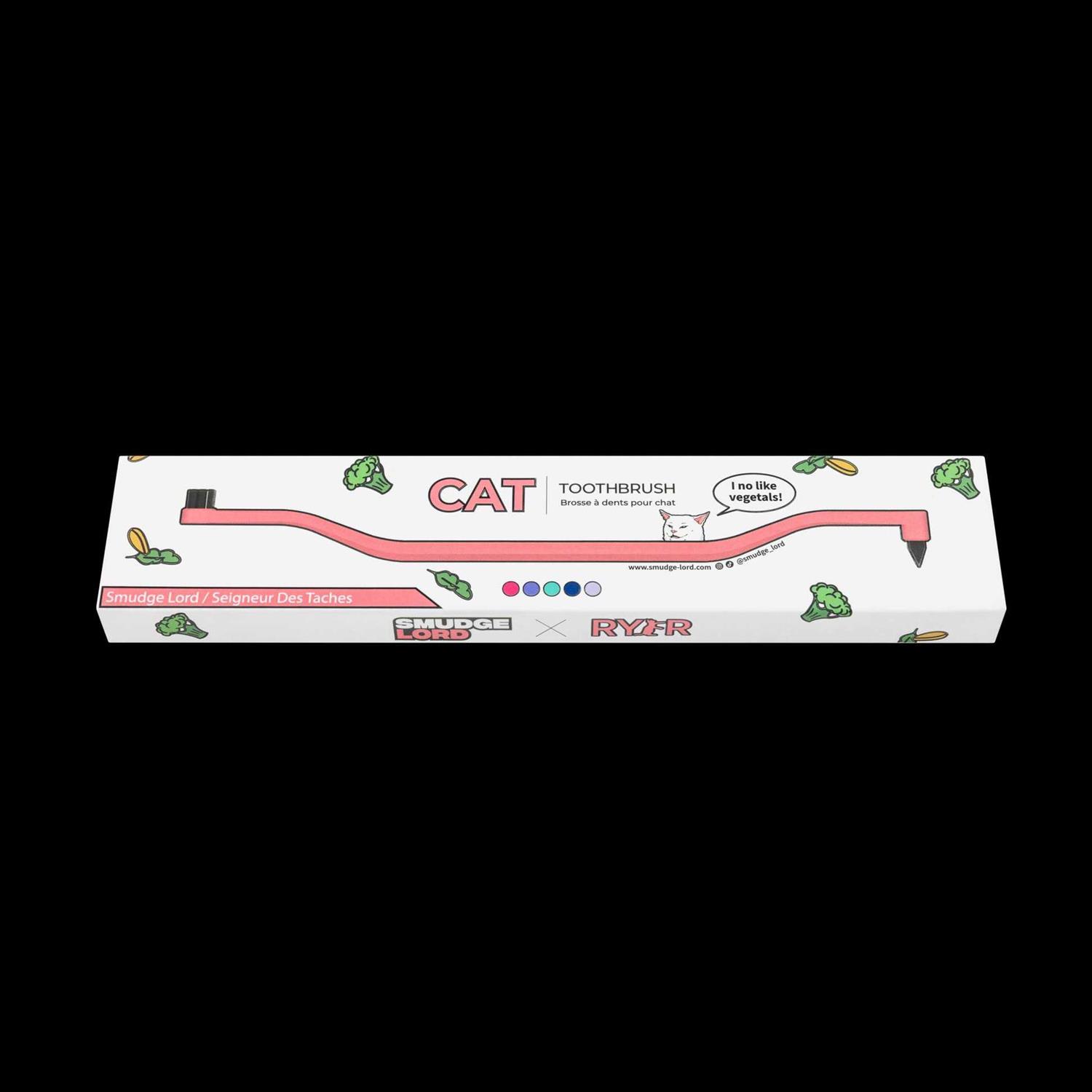 RYERCAT Dual Sided Cat Toothbrush