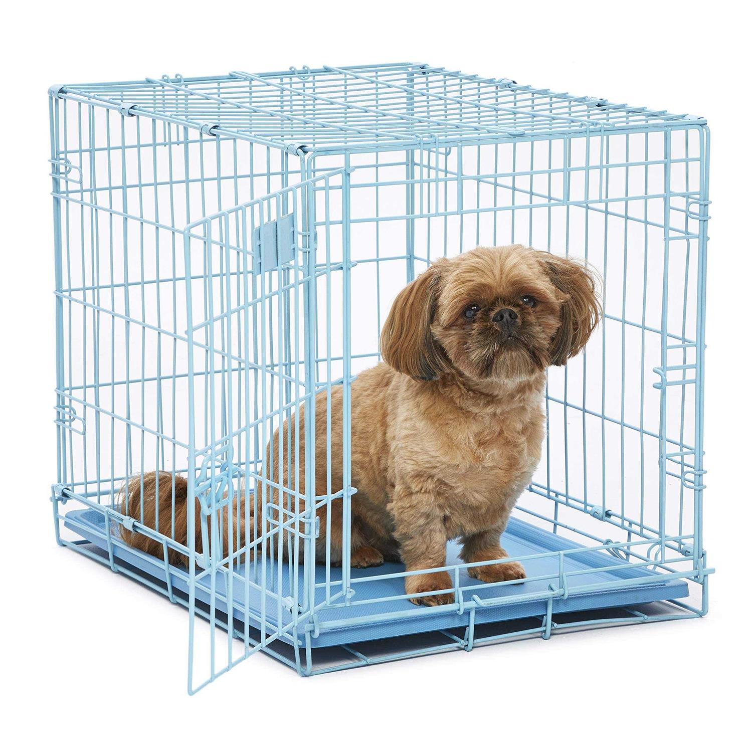 Midwest iCrate Single Door Dog Crate Blue