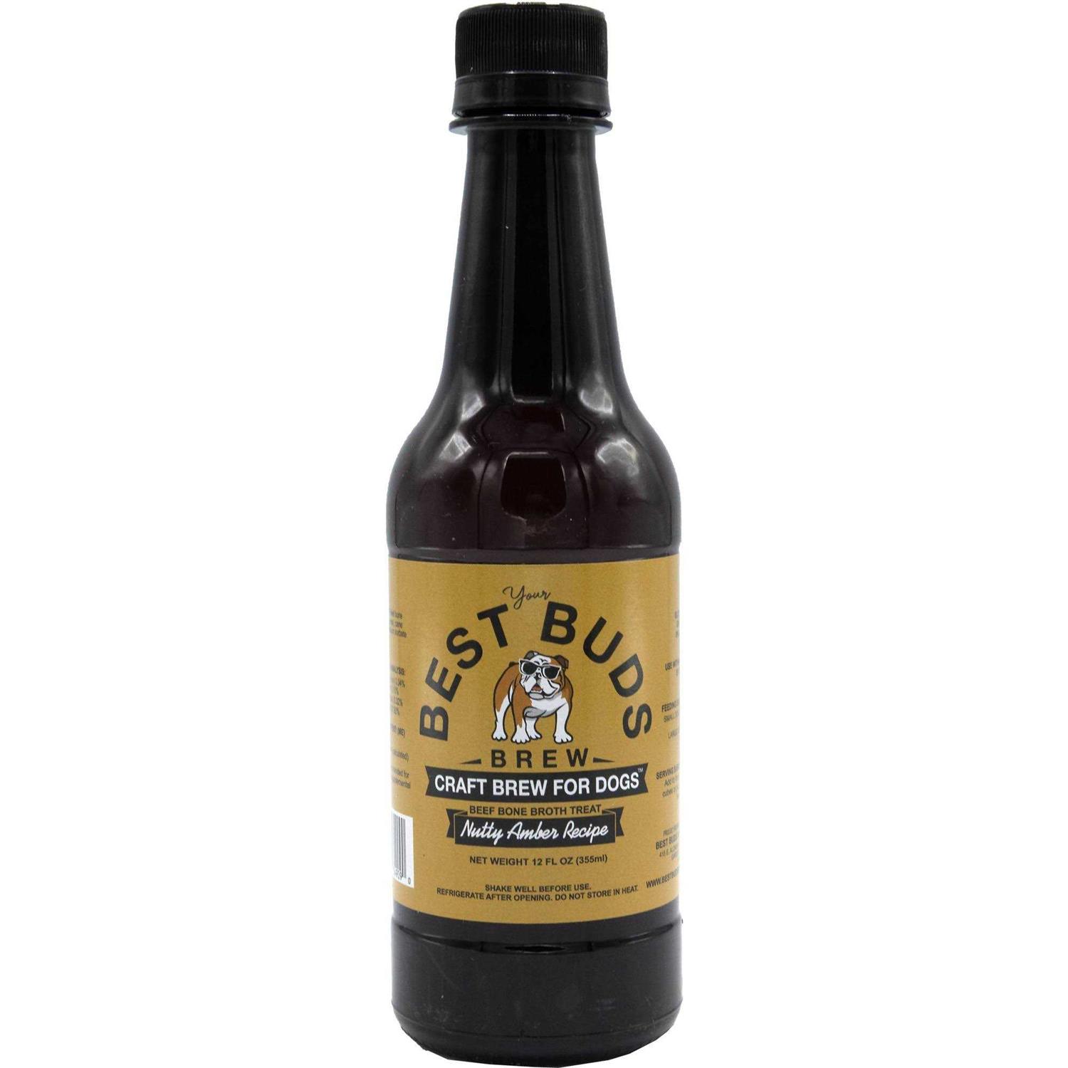 Best Buds Brew Craft Dog Beer Treat 12 oz. Nutty Amber