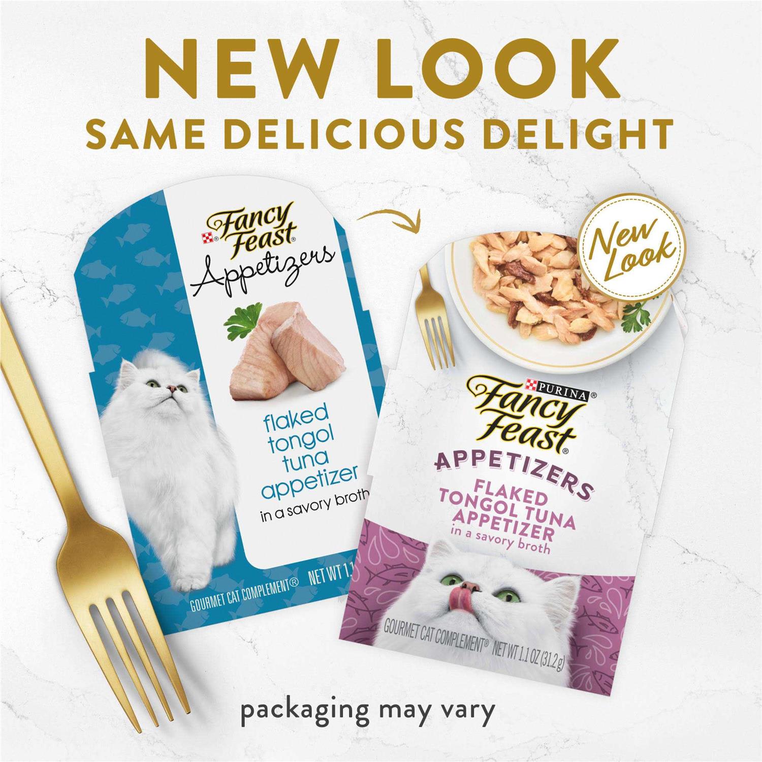 Fancy Feast Appetizers Grain-Free Flaked Tongol Tuna Appetizer in Savory Broth Wet Cat Food