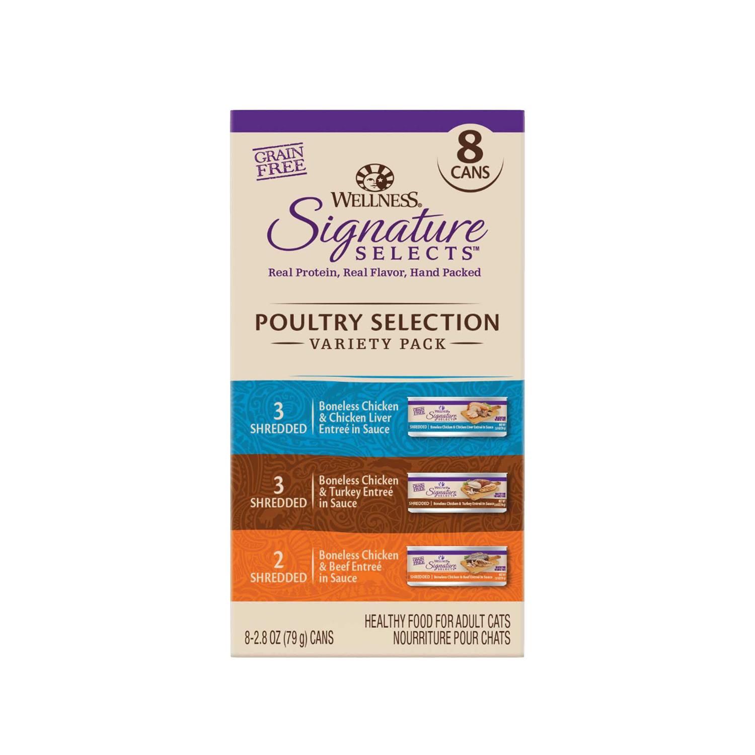 Wellness CORE Signature Selects Poultry Selection Variety Pack Canned Cat Food