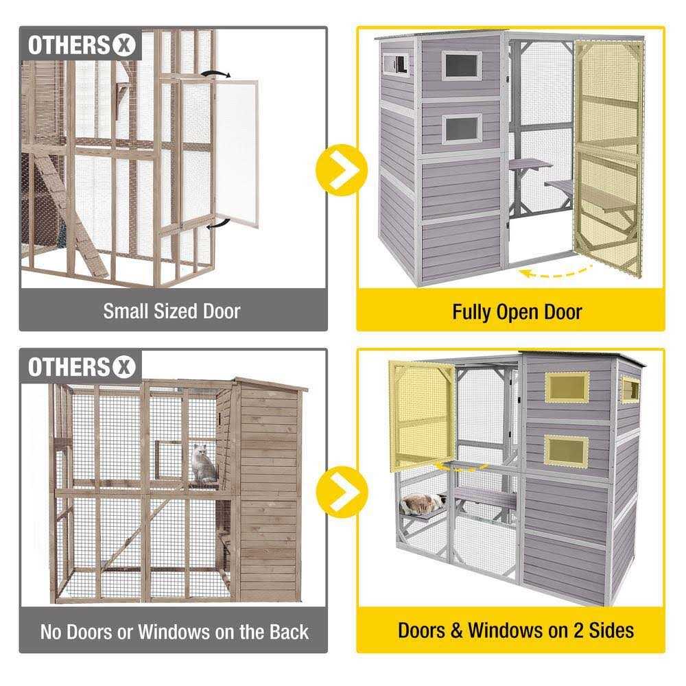 aivituvin AIR54 Outdoor Cat Enclosure