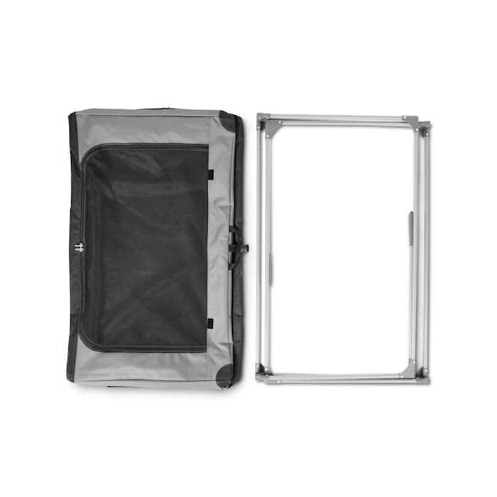 EveryYay Essentials Portable Canvas Dark Grey Dog Crate