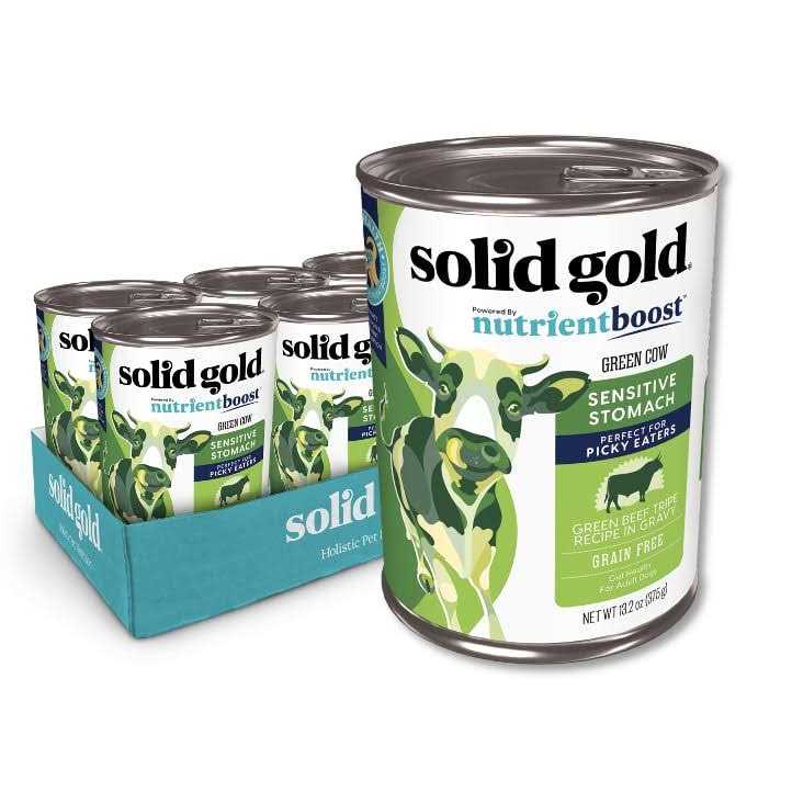 Solid Gold Green Cow Tripe Beef Free Dog Food